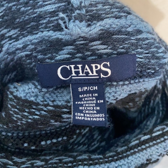 Chaps Winter Snowflake Turtleneck Cowl-neck Chunky Warm Snowflake Sweater - Picture 6 of 6